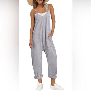 Automet Gray Jumpsuit with Pockets